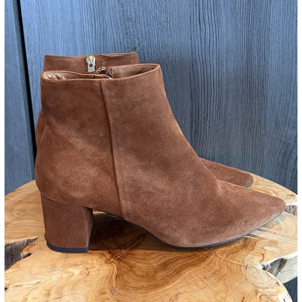 L'agence $445 NEW Jeanne 85MM Suede Ankle Boots Size 38.5 - Picture 6 of 6